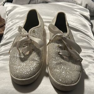 Kate Spade Glitter Keds Sneakers